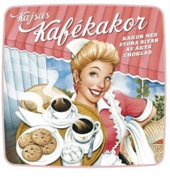 Kajsas Kafékakor Kakor med stora bitar av äkta choklad