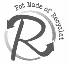 R Pot Made of Recyclat