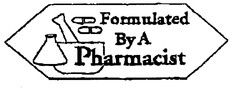 Formulated By A Pharmacist