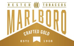 RESTED TOBACCOS MARLBORO CRAFTED GOLD ESTD 1908