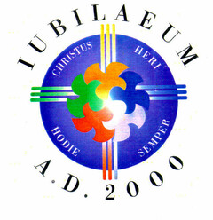 IUBILAEUM A.D. 2000 CHRISTUS HERI HODIE SEMPER