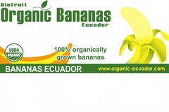 Biofruit Organic Bananas Ecuador USDA ORGANIC 100% organically grown bananas BANANAS ECUADOR www.organic-ecuador.com