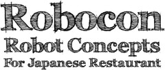 Robocon Robot Concepts For Japanese Restaurant