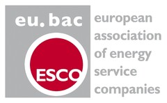 eubac ESCO european association of energy service companies