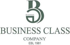 B BUSINESS CLASS COMPANY EBL 1981