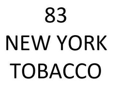 83 NEW YORK TOBACCO