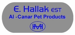 E. Hallak EST, AL - Canar Pet Products, H - M