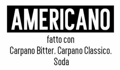 AMERICANO fatto con Carpano Bitter, Carpano Classico, soda
