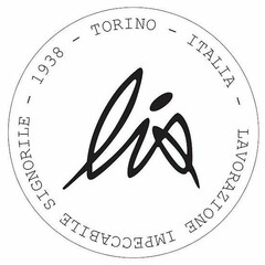 LIS 1938 - TORINO - ITALIA - LAVORAZIONE IMPECCABILE SIGNORILE