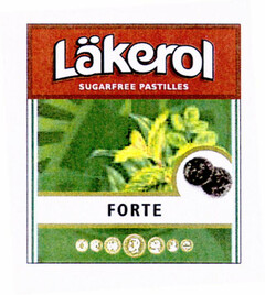 Läkerol SUGARFREE PASTILLES FORTE