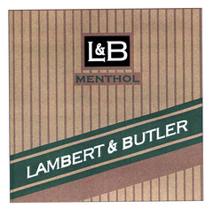 L&B MENTHOL LAMBERT & BUTLER