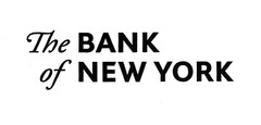 The BANK of NEW YORK