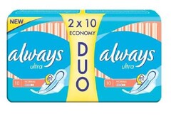 NEW always ultra 10 NORMAL 2x10 ECONOMY DUO always ultra 10 NORMAL