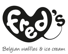 Fred's Belgian waffles & ice cream