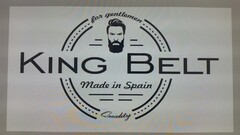 For gentlemen KING BELT for gentlemen Made in Spain Quality