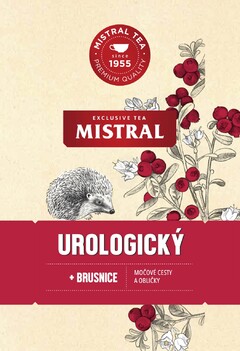 MISTRAL TEA since 1955 PREMIUM QUALITY EXCLUSIVE TEA MISTRAL UROLOGICKÝ BRUSNICE MOČOVÉ CESTY A OBLIČKY