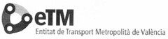 eTM Entitat de Transport Metropolità de València