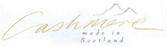 Cashmere made in Scotland