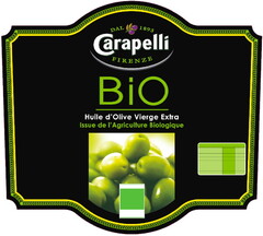 DAL 1893 Carapelli FIRENZE BiO Huile d'Olive Vierge Extra Issue de l'Agriculture Biologique