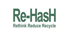 RE-HASH RETHINK REDUCE RECYCLE