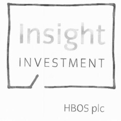 Insight INVESTMENT HBOS plc