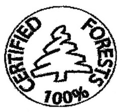 CERTIFIED FORESTS 100%