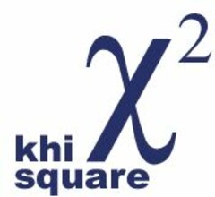 khi square X²