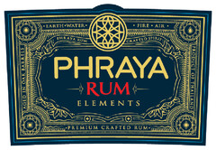 PHRAYA RUM ELEMENTS PREMIUM CRAFTED RUM  AGED IN OAK BARRELS PRODUCT OF THAILAND