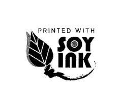 SOY INK PRINTED WITH