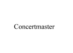 Concertmaster