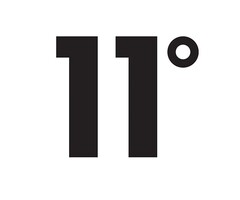 11 degrees