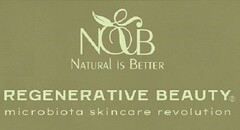 N&B NATURAL IS BETTER REGENERATIVE BEAUTY microbiota skincare revolution