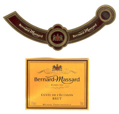 Bernard-Massard MAISON FONDÉE EN 1921 Bernard-Massard Bernard-Massard DEPUIS 1921 CUVÉE DE L'ECUSSON BRUT 12%vol. MÉTHODE TRADITIONNELLE 75cl.