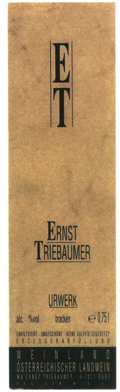 ET Ernst Triebaumer Urwerk