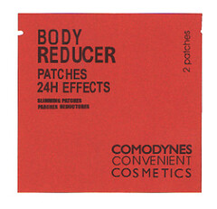 BODY REDUCER PATCHES 24H EFFECTS COMODYNES CONVENIENT COSMETICS 2 patches