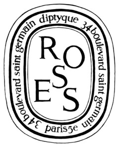 ROSES diptyque 34 boulevard saint germain paris 5e