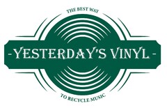 YESTERDAY'S VINYL THE BEST WAY TO RECYCLE MUSIC