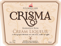 FOURSQUARE CRISMA BARBADOS RUM CREAM LIQUEUR