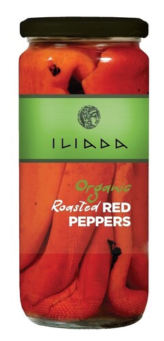 ILIADA Organic Roasted RED PEPPERS