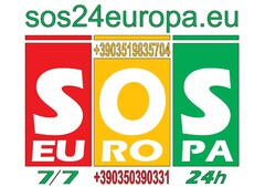 sos24europa.eu +3903519835704 SOS EUROPA 7/7 +390350390331 24h