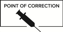 POINT OF CORRECTION