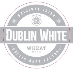 ORIGINAL IRISH DB DUBLIN WHITE WHEAT ABV 4.2% DUBLIN BEER FACTORY