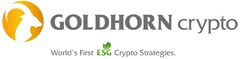 GoldHorn crypto World's First ESG Crypto Strategies.