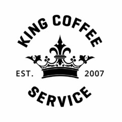 KING COFFEE EST. 2007 SERVICE