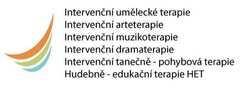 Intervenční umělecké terapie Intervenční arteterapie Intervenční muzikoterapie Intervenční dramaterapie Intervenční tanečně - pohybová terapie Hudebně edukační terapie HET -