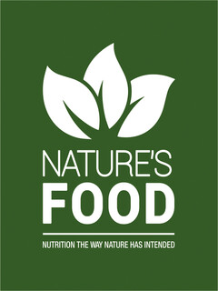 NATURE'S FOOD-NUTRITION THE WAY NATURE HAS INTENDED