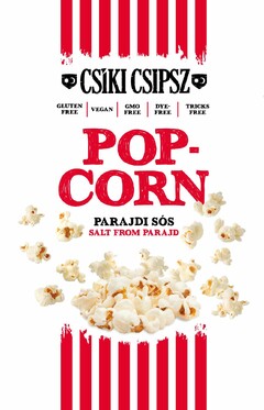 CSÍKI CSIPSZ  POP-CORN PARAJDI SÓS SALT FROM PARAJD