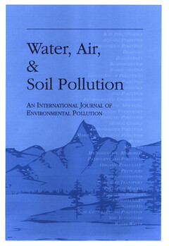 Water, Air, & Soil Pollution AN INTERNATIONAL JOURNAL OF ENVIRONMENTAL POLLUTION