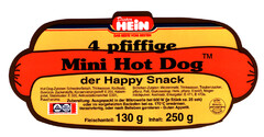 Dieter HEiN DAS BESTE VOM BESTEN 4 pfiffige Mini Hot Dog der Happy Snack