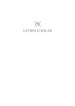 LEYBOLD SOLAR